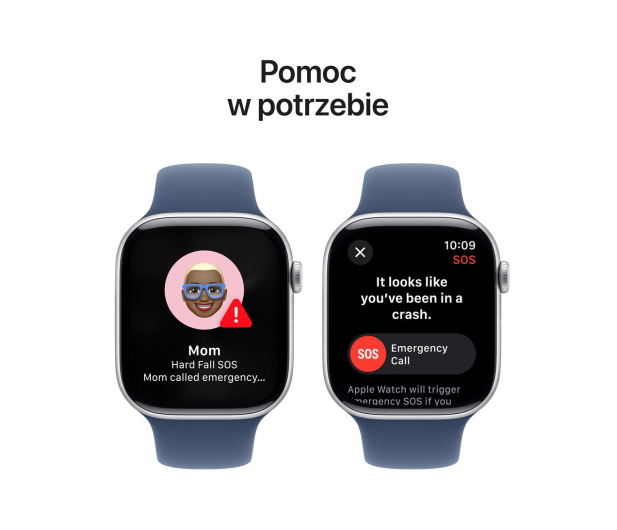 APPLE Watch 10 GPS + Cellular 46mm koperta z aluminium (srebrny) + pasek sportowy rozmiar S/M (denim) - 1278180 - zdjęcie 6
